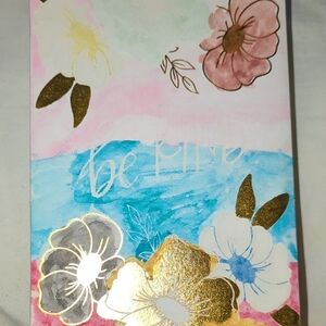 Florals  Art with Gold Accents Cardboard Box